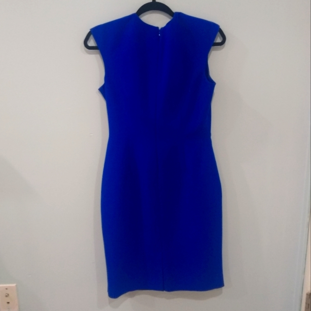Calvin Klein royal blue sheath dress